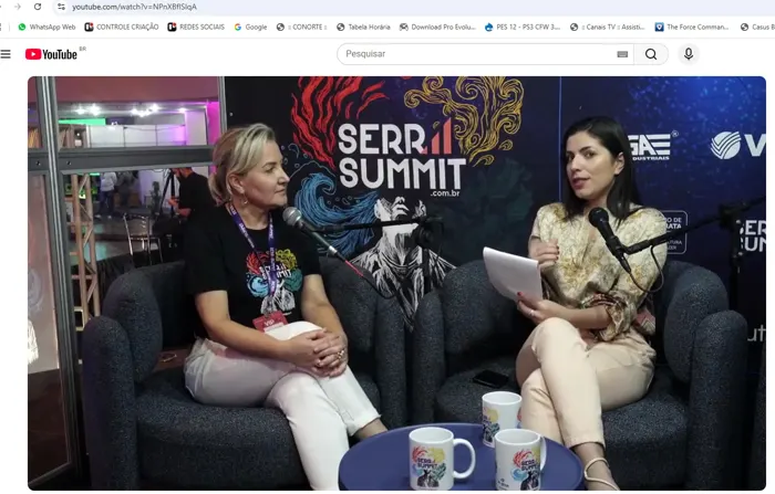 Cobertura da Jovem Pan no Serra Summit